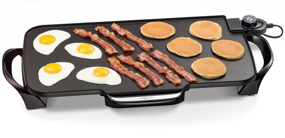 22" Electric Ceramic Griddle w/removable handles