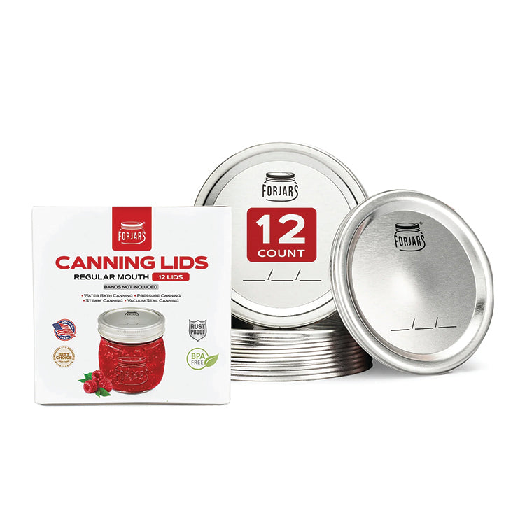 12 CANNING LIDS