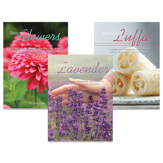 Beautiful Flowers, Lavender, & Luffa Set