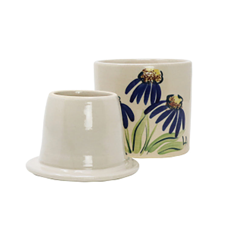 HOMESTEAD STONEWARE BUTTER CROCK
