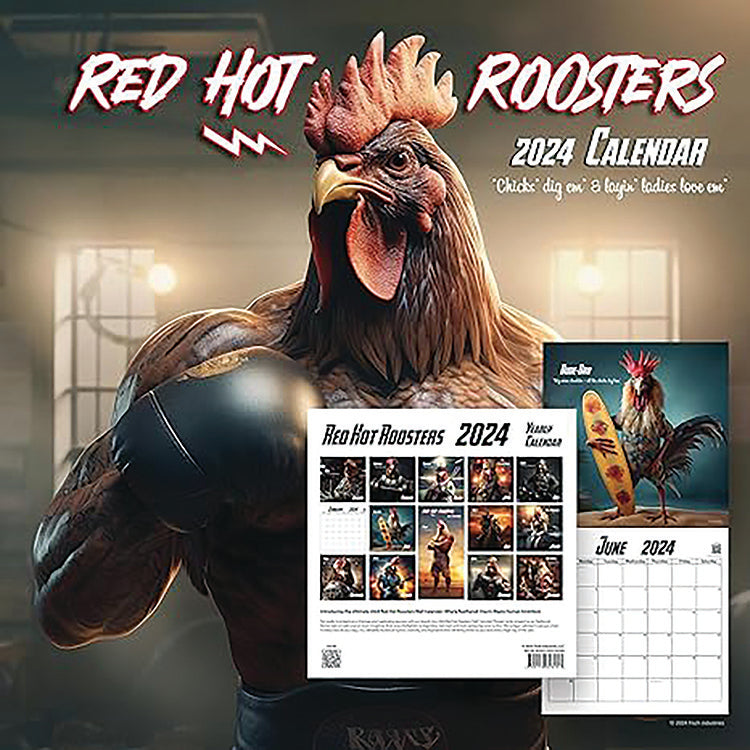 RED HOT ROOSTERS 2024 CALENDAR