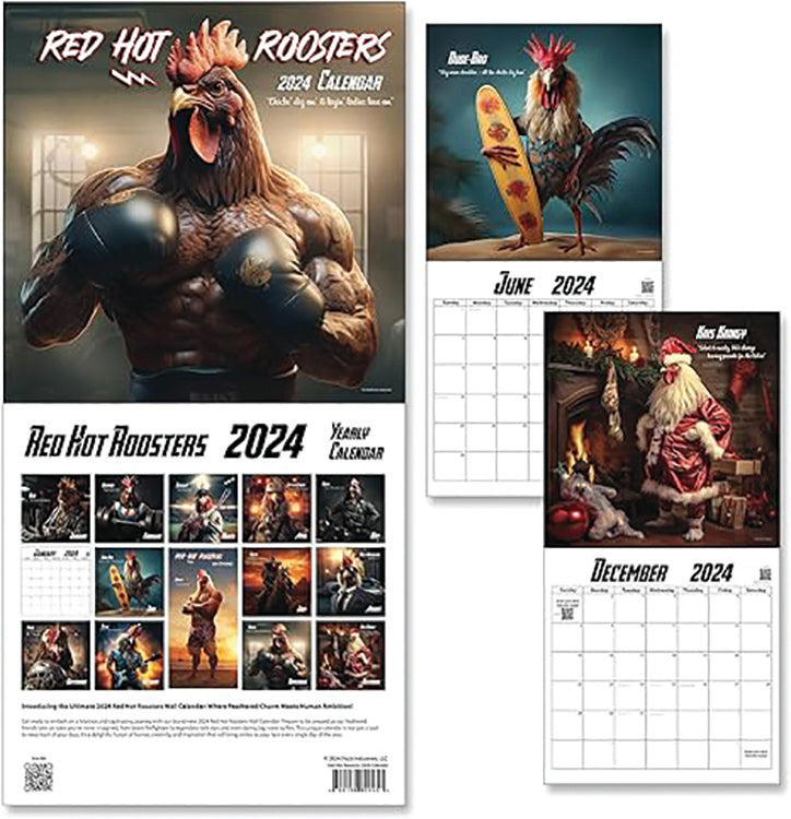 RED HOT ROOSTERS 2024 CALENDAR