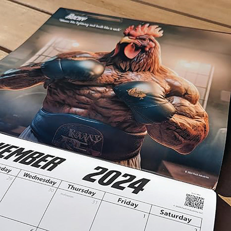 RED HOT ROOSTERS 2024 CALENDAR