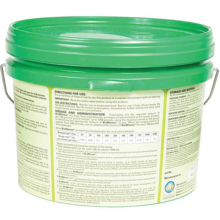 Bioworma Feed Additive - 15 Lb Pail