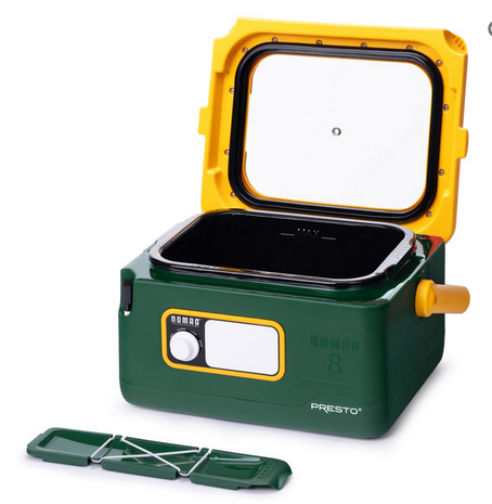 8-Quart Nomad™ Traveling Slow Cooker — Green/Yellow