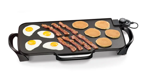 22" Electric Griddle W/Removable Handles