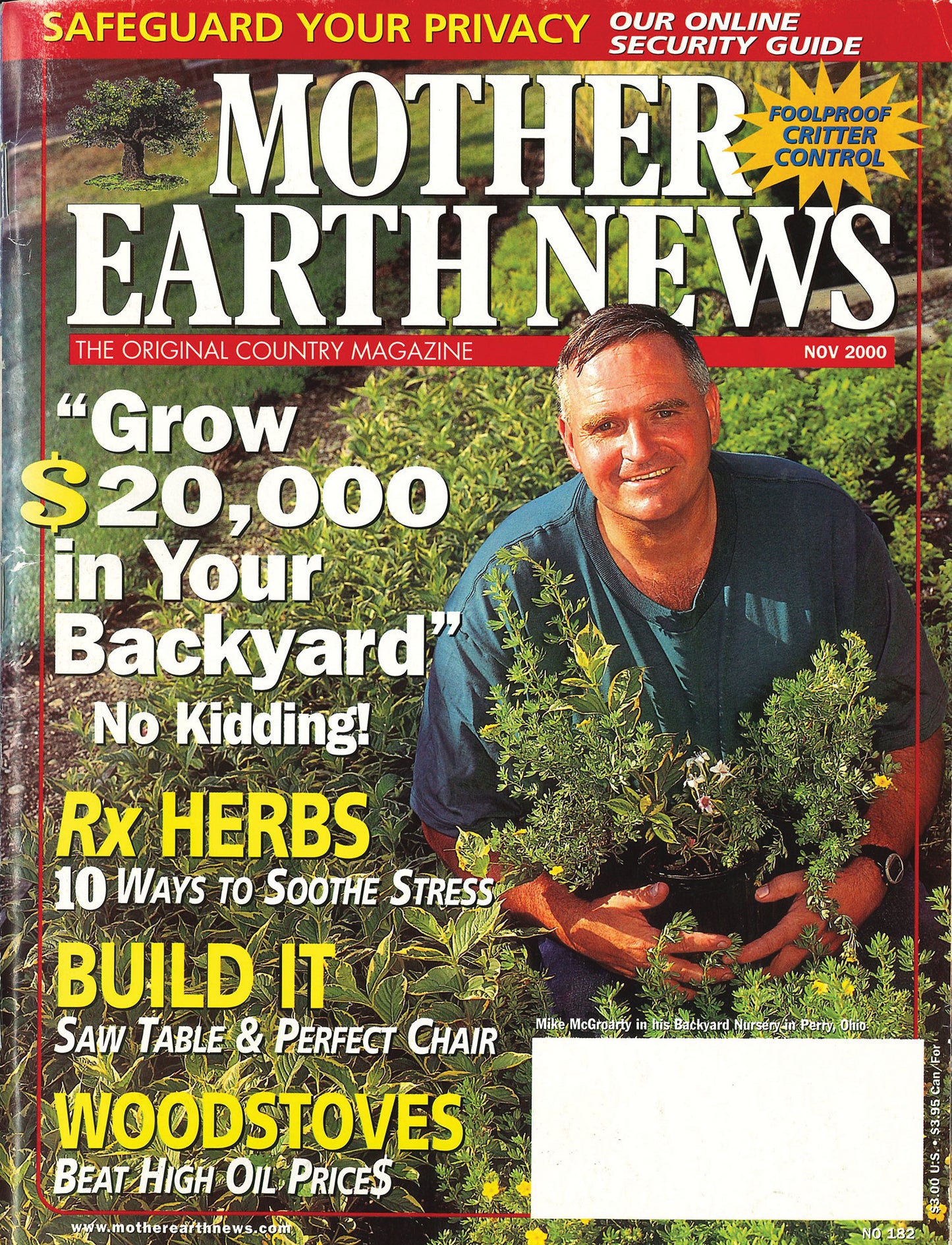 Mother Earth News Magazine, October/November 2000 #182