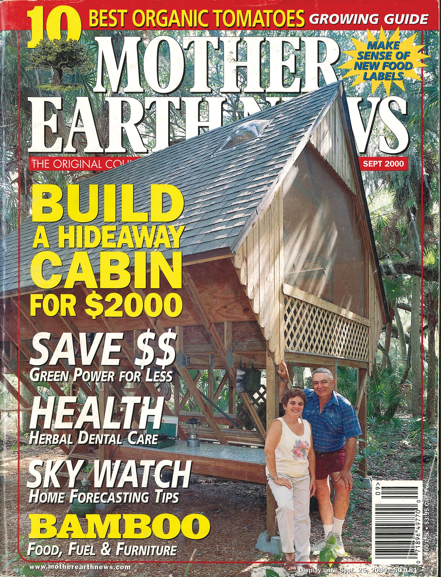Mother Earth News Magazine, August/September 2000 #181