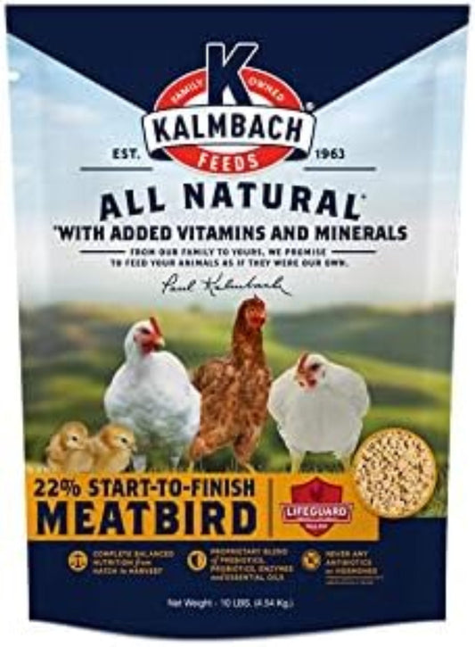 22% ALL Natural Start to Finish Meatbird Crumbles - 10 lb