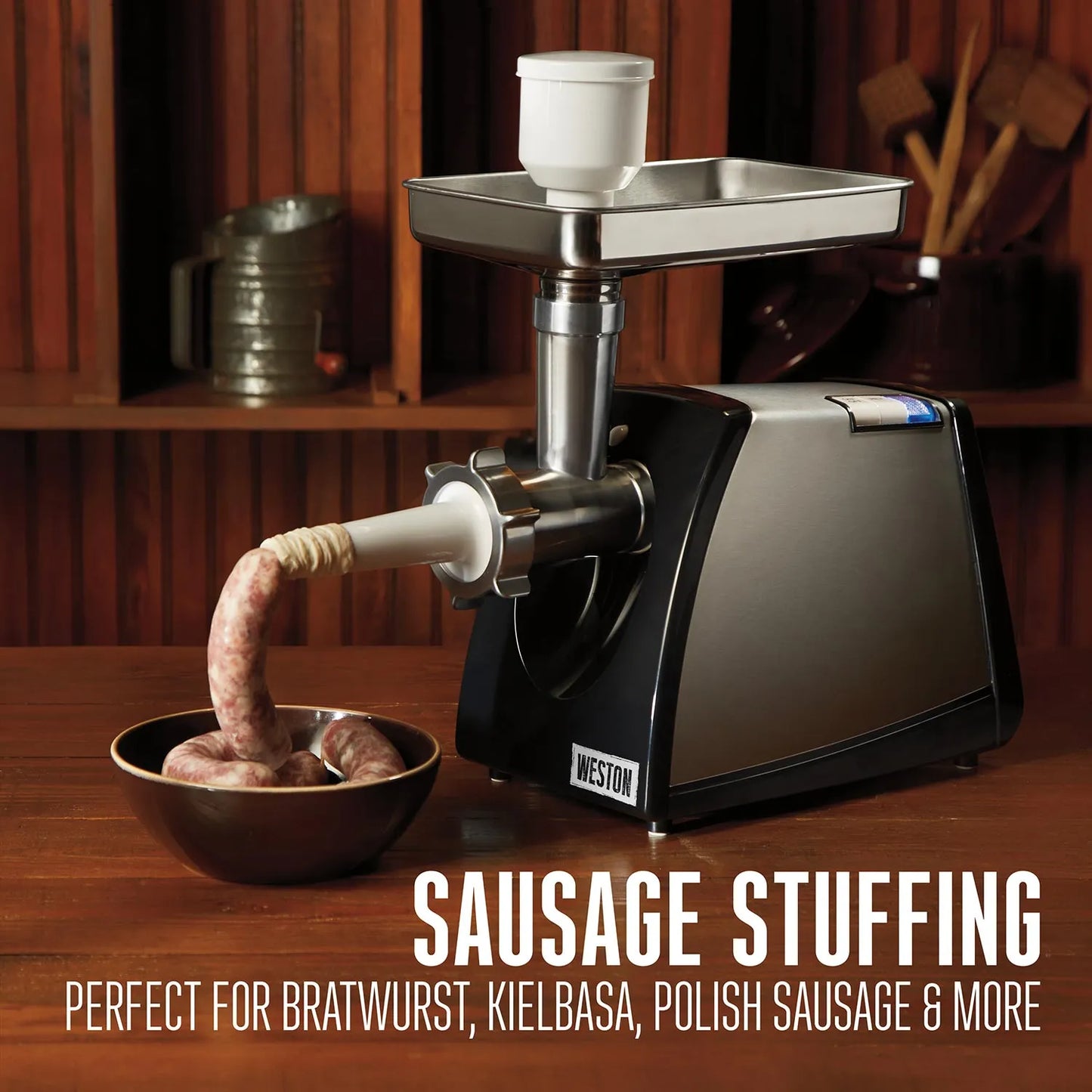 #8 Electric Meat Grinder & Sausage Stuffer