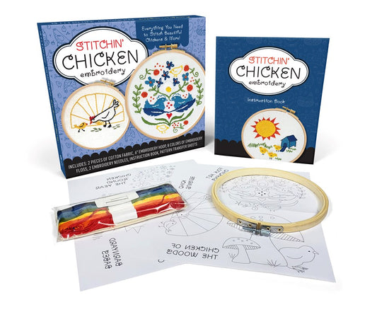 Stitchin' Chicken Embroidery Kit