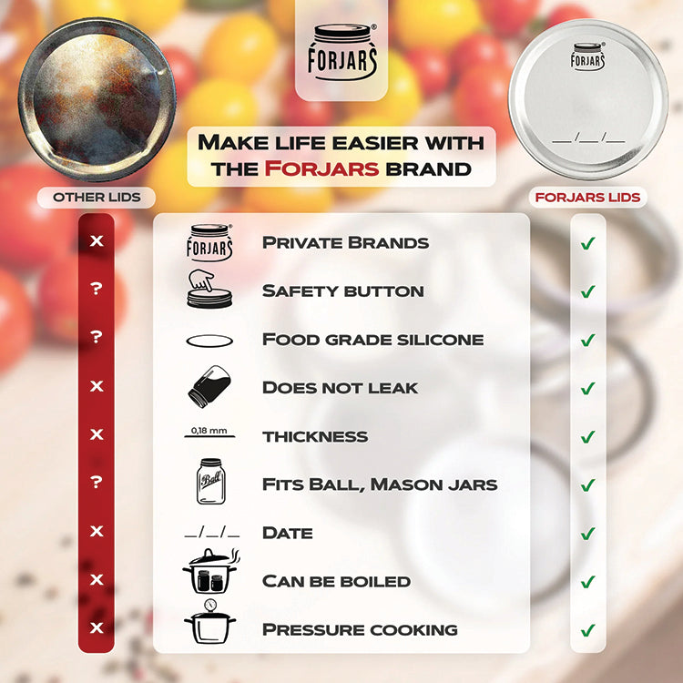 CANNING LIDS - 50 COUNT