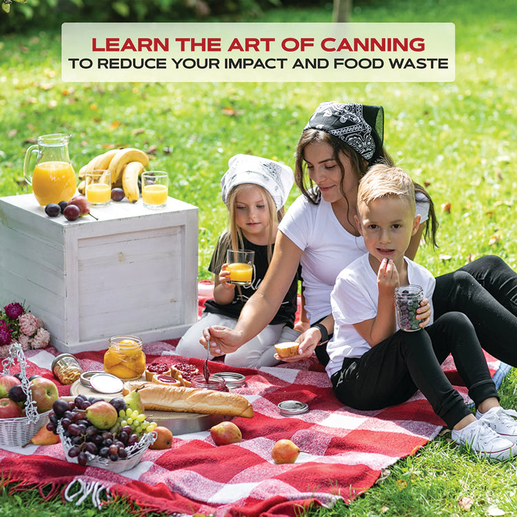 12 CANNING LIDS & BANDS