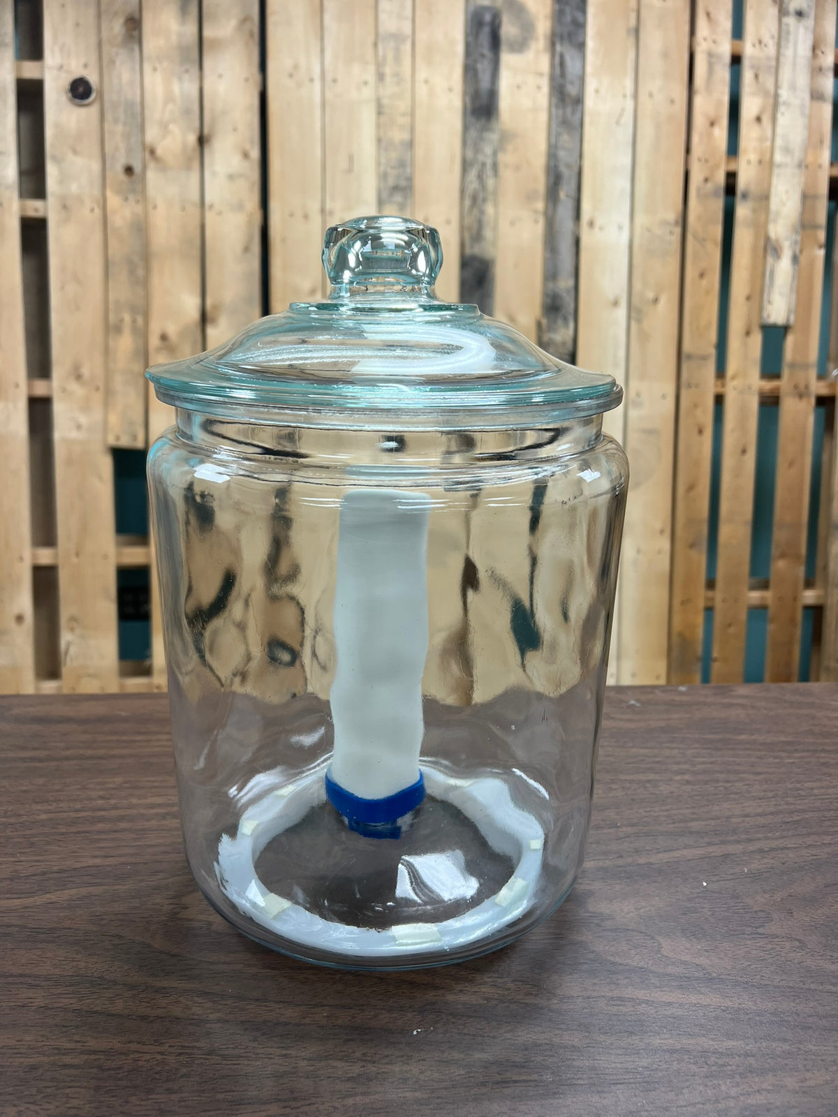 Deluxe Glass Complete Crock Water System Top Vessel & Filter Replacement Part