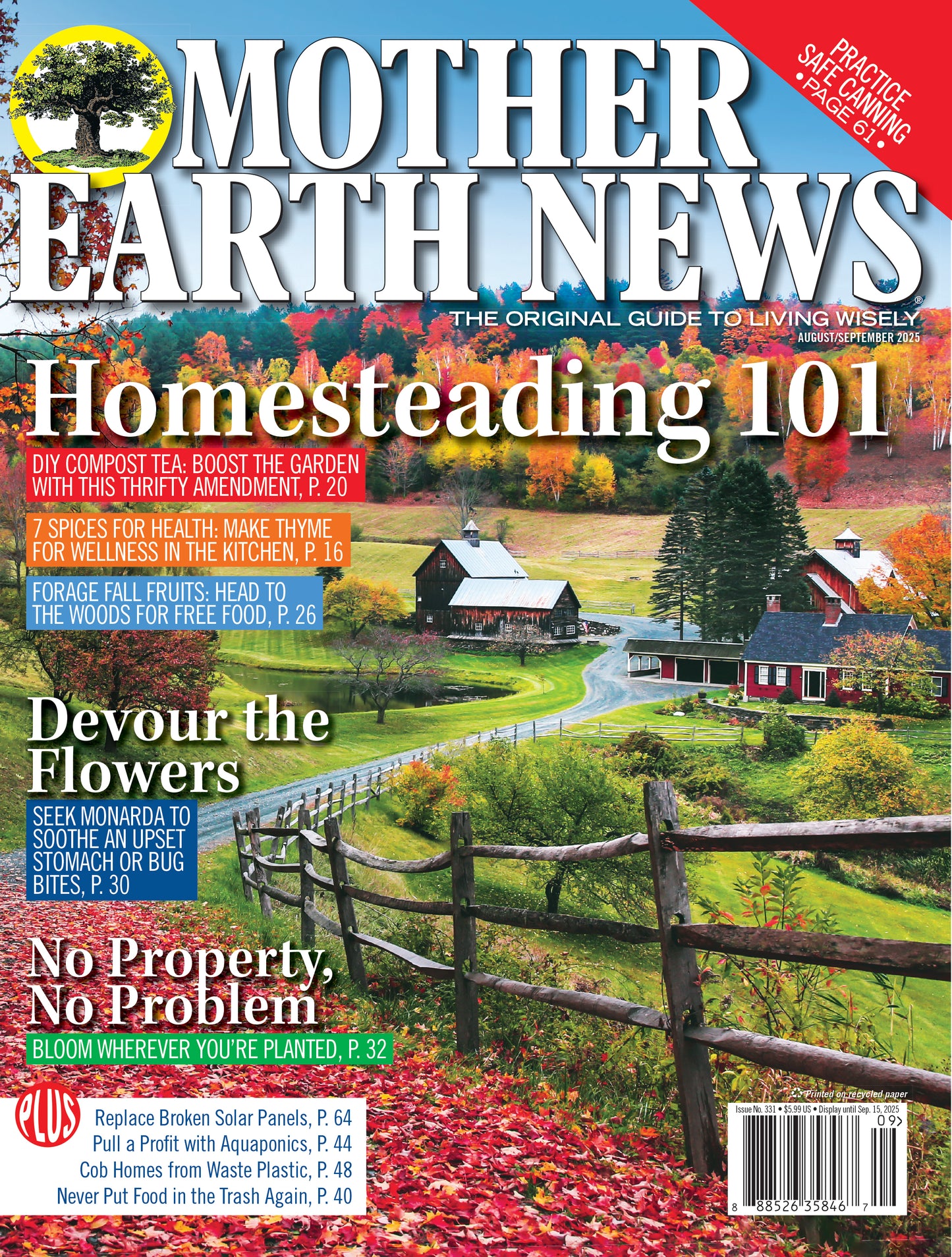 Mother Earth News Magazine, August/September 2025 #331