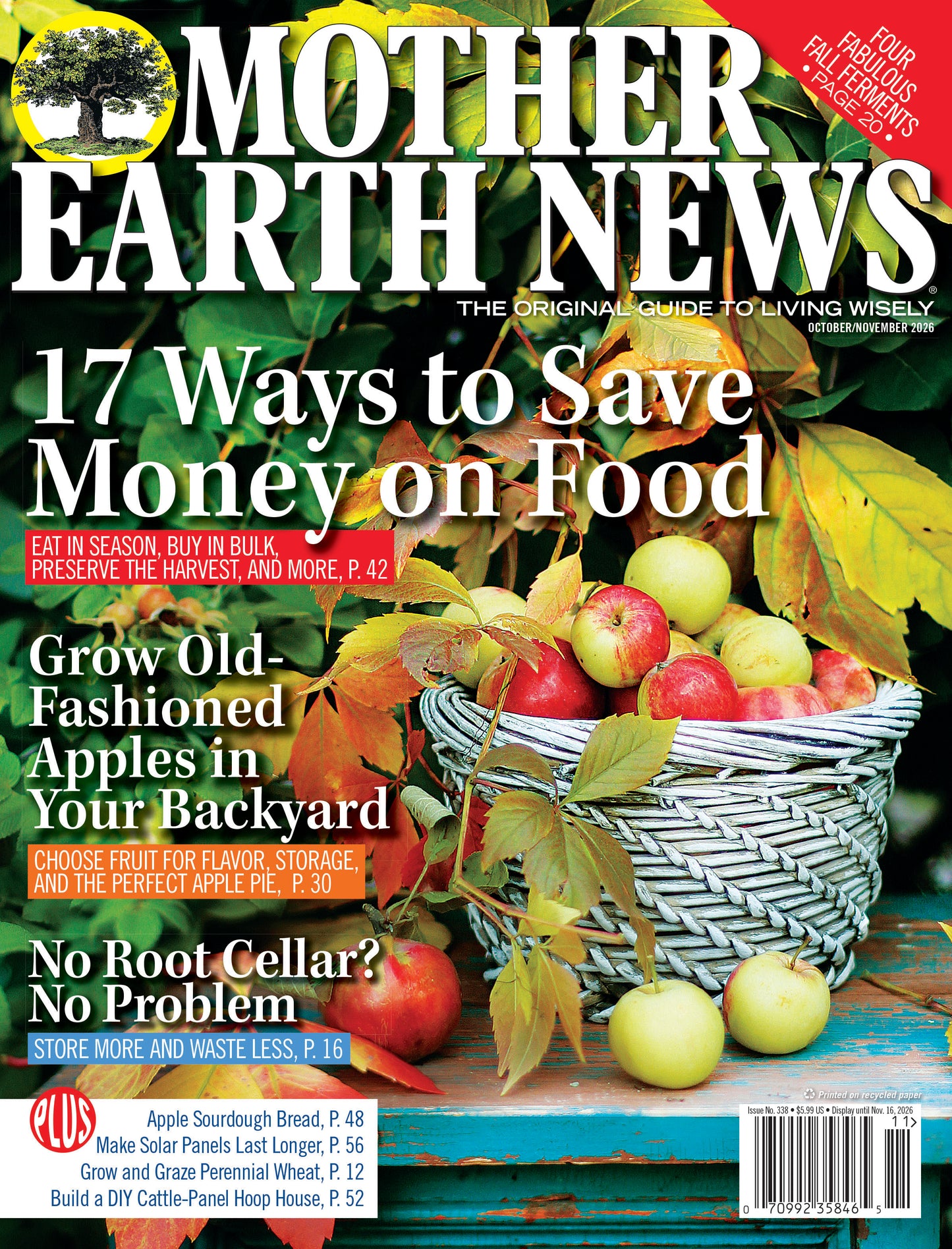 Mother Earth News Magazine, October/November 2026 #338