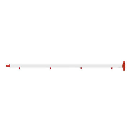 Nipple Water Pipe - 38 inch 4 nipple T-I ending