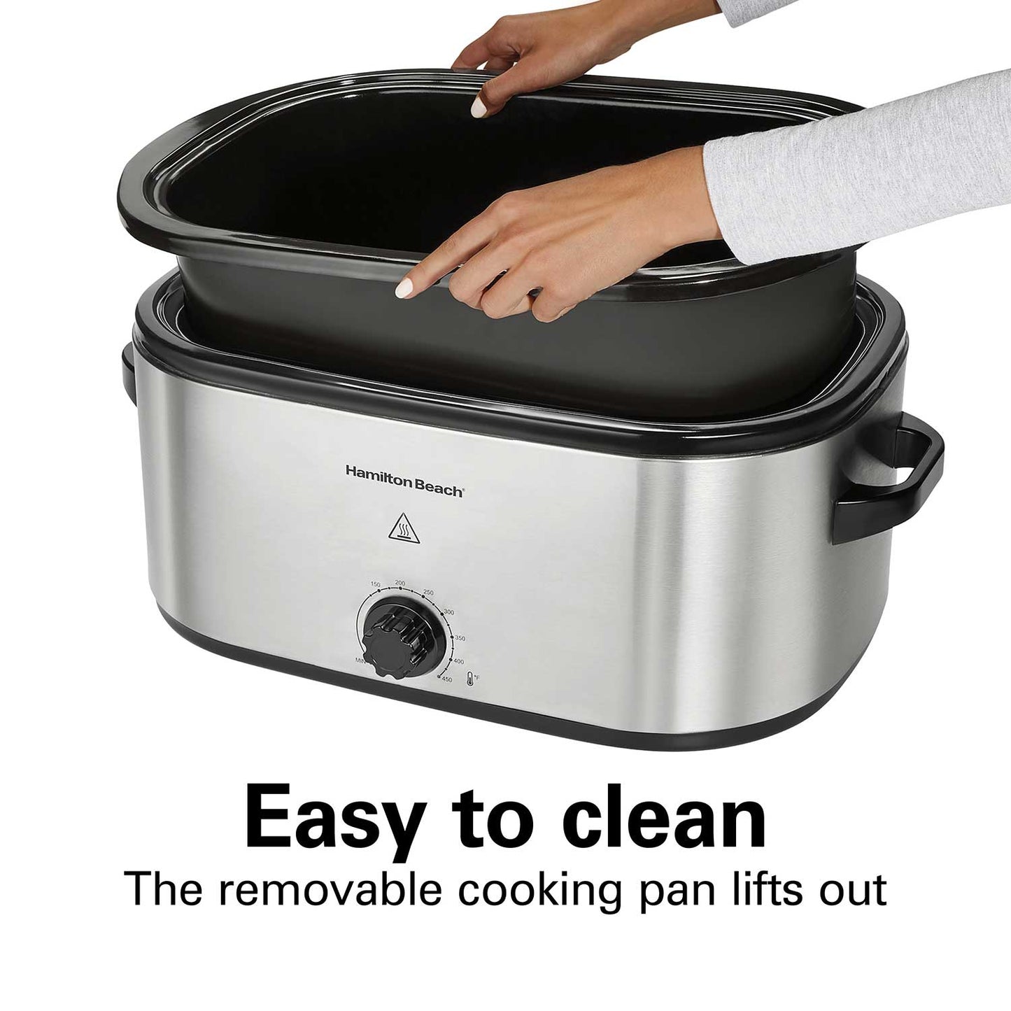 Electric Roaster Oven 22 Quarts, Stainless Steel
