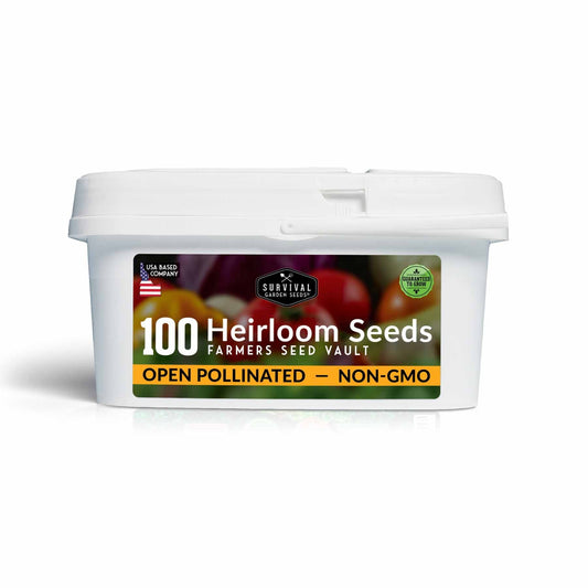 Complete Survival Garden Kit – 100 Seeds to Grow Food for Your Family