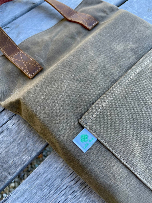 Garden Kneeler Pad – Thick Waxed Canvas