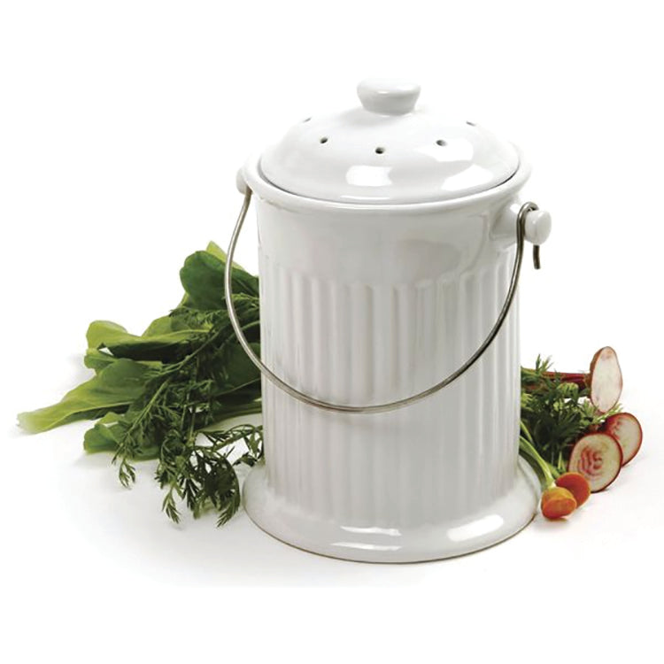 1-Gallon Ceramic Compost Keeper