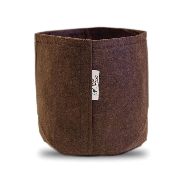 BROWN FABRIC PLANTER - 10 PACK