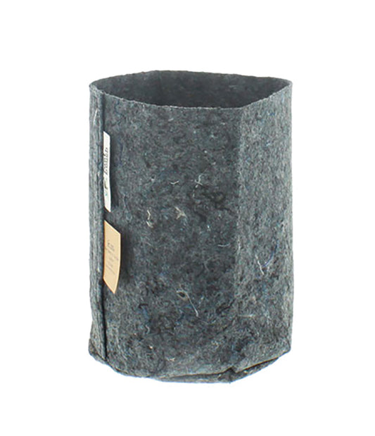 Grey Fabric Planter - 10 Pack