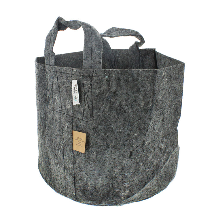 GREY FABRIC PLANTER WITH HANDLES - 5 PACK