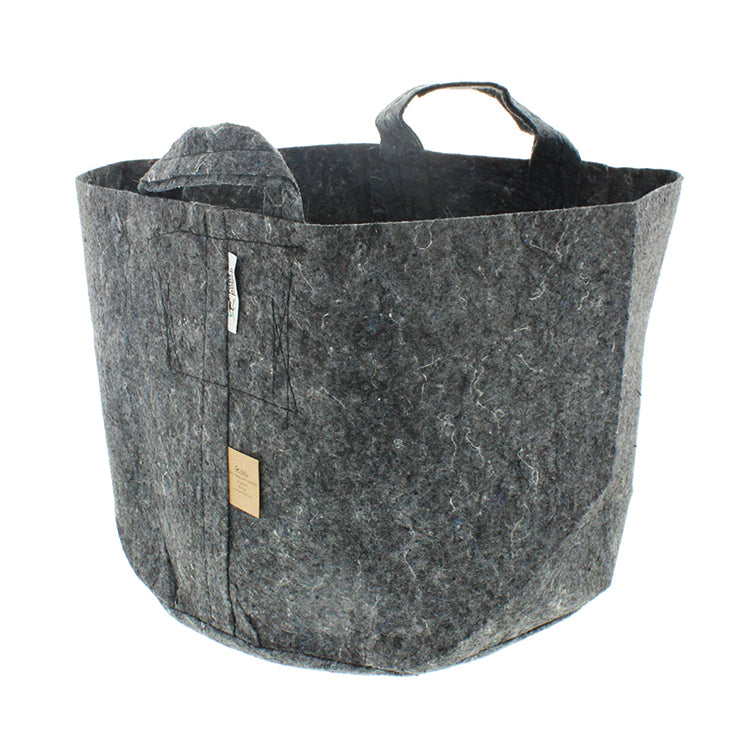 GREY FABRIC PLANTER WITH HANDLES - 5 PACK