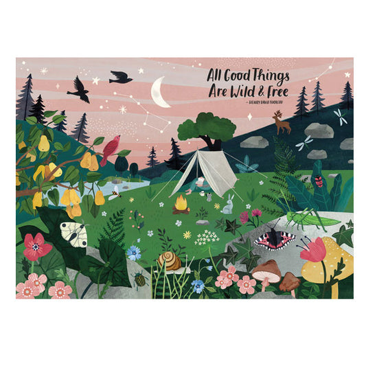 All Good Things Are Wild And Free Puzzle