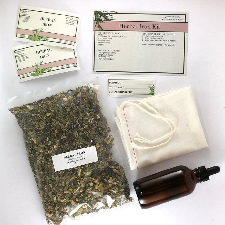 Herbal Iron Tincture Kit