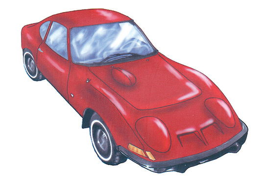 Hybrid Car Blueprint