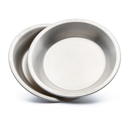 Kelly Kettle Stainless Steel Camping Plates/Bowl Set (2pc)
