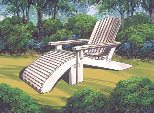Adirondack Chair, E-Plan