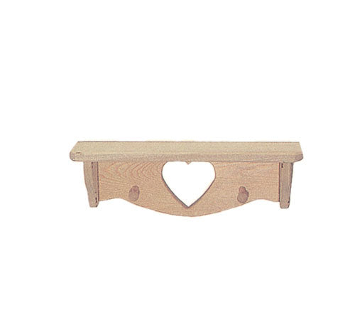 Heart Shelf 18-Inch, E-Plan