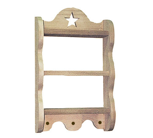 Star Shelf With Pegs, E-Plan