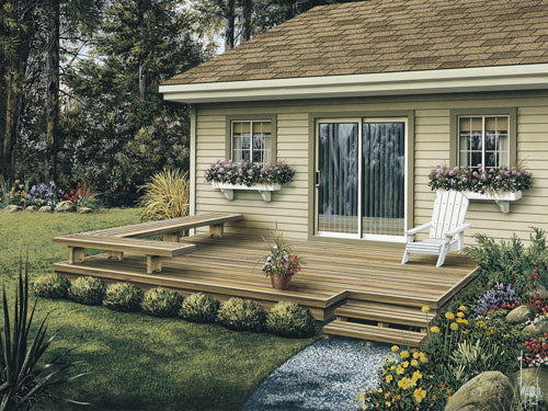 Dewey Low Patio Decks, E-Plan