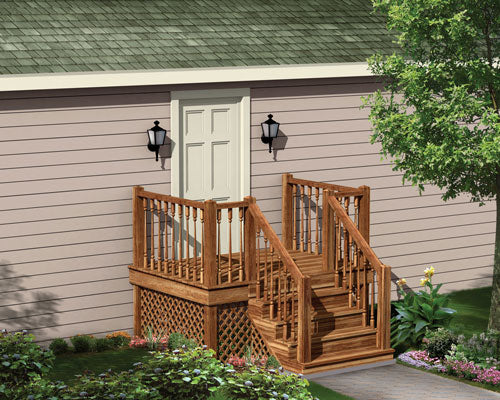 Norcrest Entry Porches, 8x6, E-Plan
