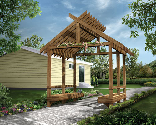 Levey Garden Entryway, E-Plan