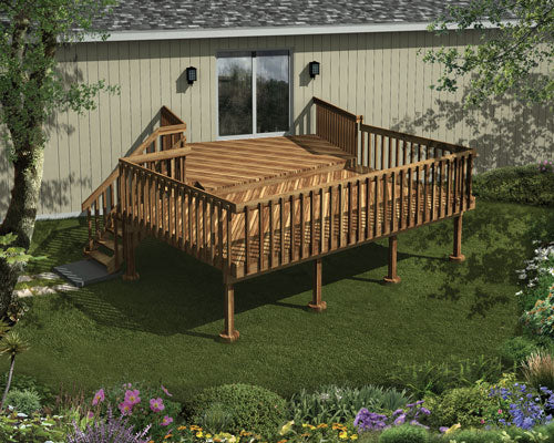 Kissinger Two-Level Raised Deck, E-Plan