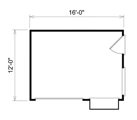 Maddy Convenience Shed, E-Plan