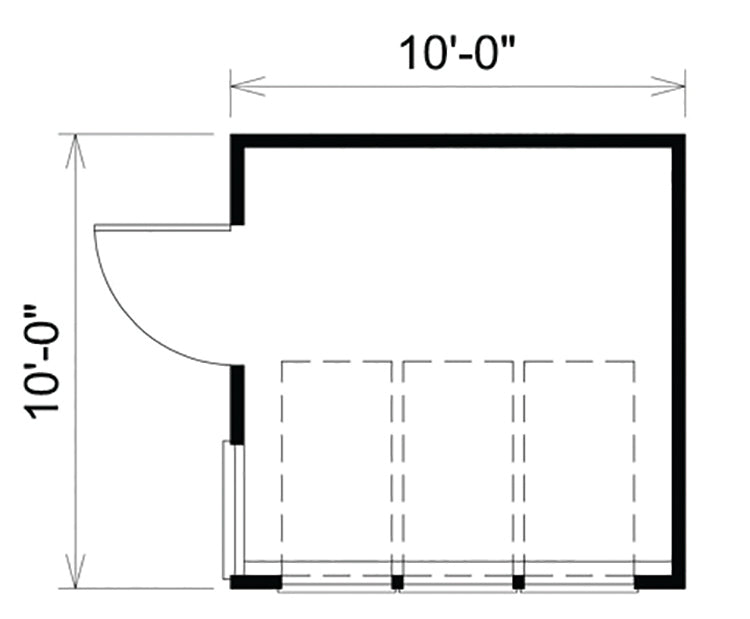 Boscobel Garden Shed, E-Plan