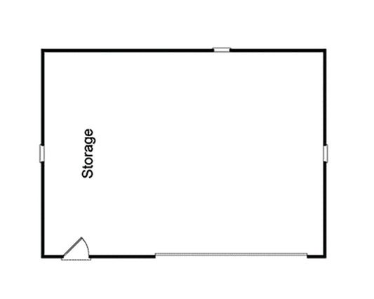 2 1/2-Car Garage, E-Plan