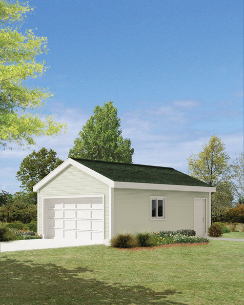 Hadara 2-Car Garage, E-Plan
