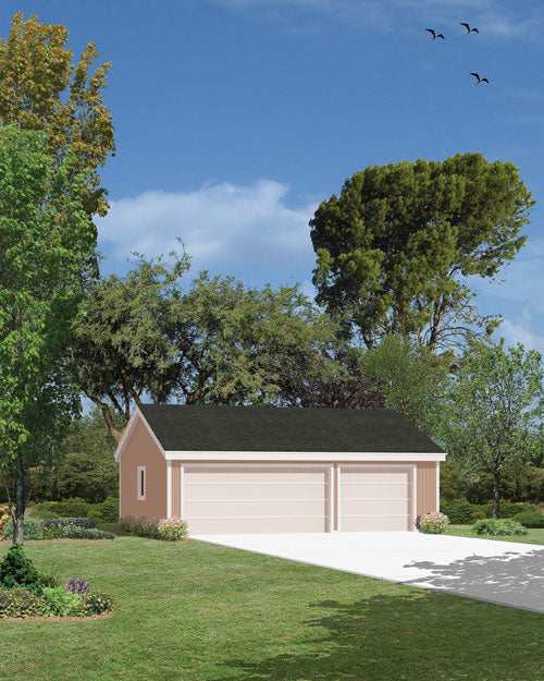 3-Car Garage: 30x24, E-Plan
