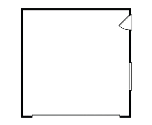 2-Car Hip Roof Garage , E-Plan