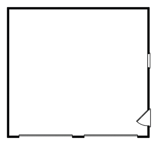 Nichelle 2-Car Reverse Gable Garage, E-Plan