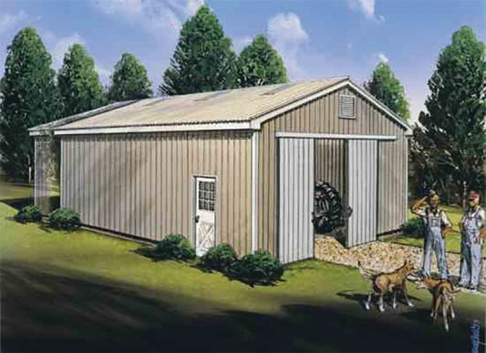 Barnstall Pole Building, E-Plan