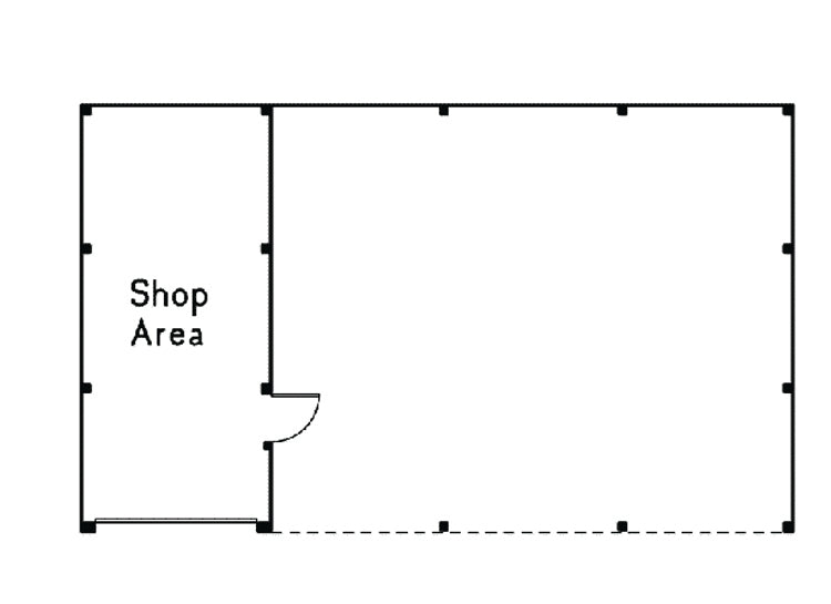 Mcdonald Pole Building Shed, E-Plan