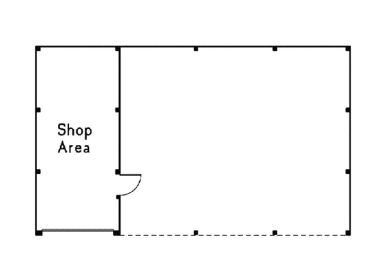 Mcdonald Pole Building Shed, E-Plan
